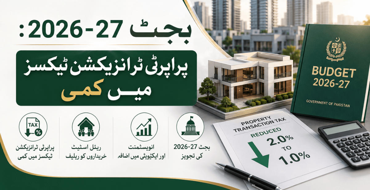 Budget 2026-27 Major Relief Expected Through Lower Property Transaction Taxes In Pakistan