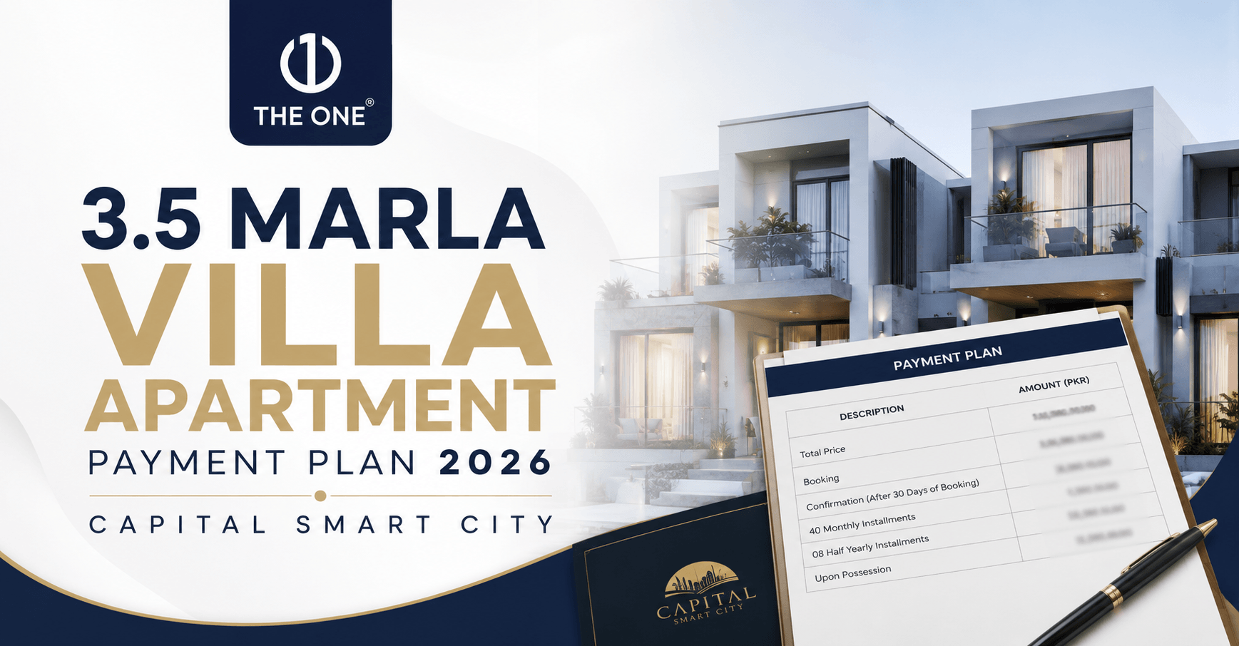 3.5 Marla Villa Apartment Payment Plan 2026 – Capital Smart City